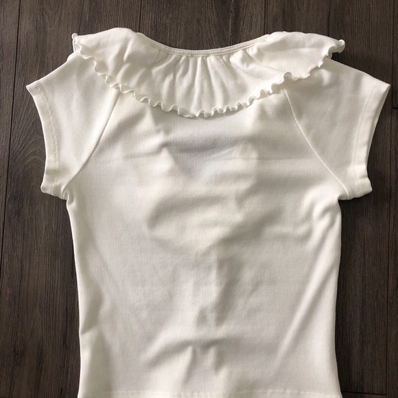 White Crop Top - Picture 2 of 2